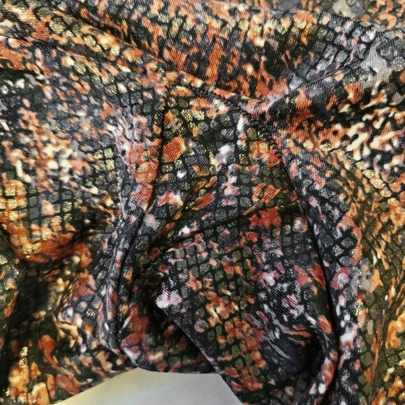 Spanx NEW Faux Leather Snake Shine Reptile Print Leggings - Picture 6 of 10